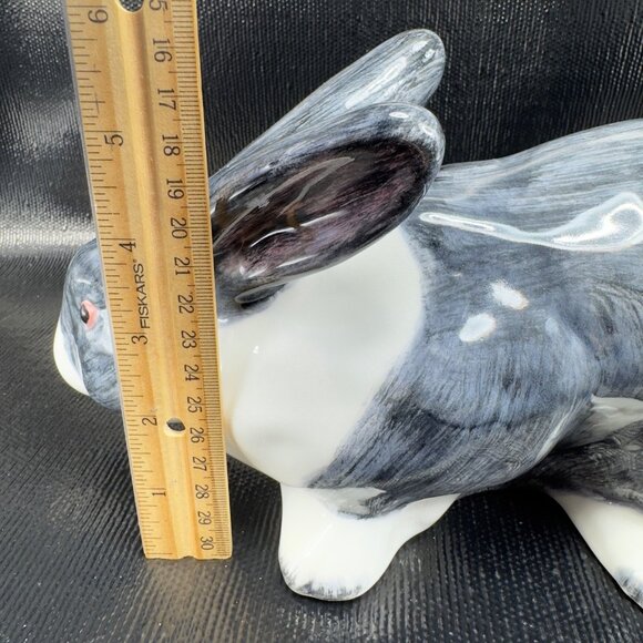 Vintage Italian Pottery Bunny Rabbit 12inch Ceramic Figurine Made In Italy VTG - Picture 3 of 15